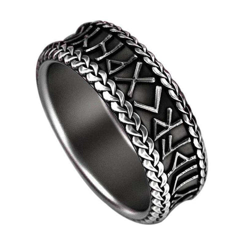 Bague Loup Classique (Acier)